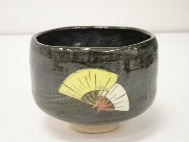 道具 ] - 道具 井上春峰造 扇図楽茶碗（共箱） | ネットショップ圭